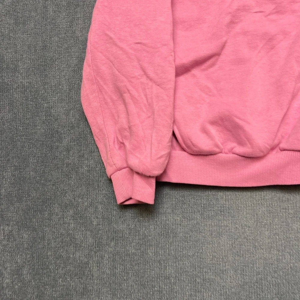 Nike Sportswear Hoodie Girls 6X Pink Fleece Lined Logo Long Sleeve Full Zip